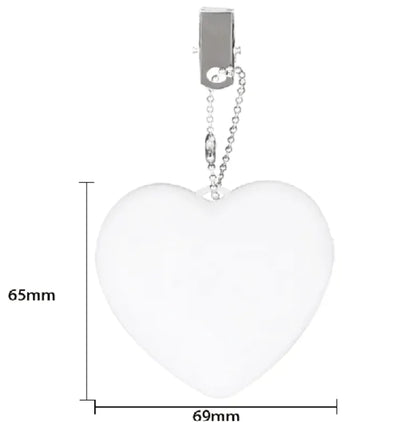 Glow Heart LED Handbag Charm & Night Light